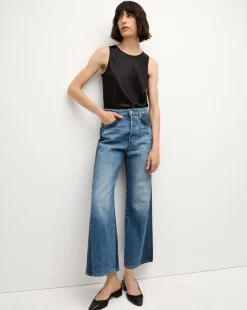 Sabrina Stretch-Silk Tank Top in>Veronica Beard