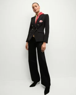 San Francisco 49ers Dickey Jacket in Black/Gold>Veronica Beard