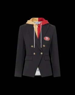 San Francisco 49ers Dickey Jacket in Black/Gold><noscript><img width=