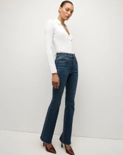 Scottie Button-Down Shirt in>Veronica Beard Sale