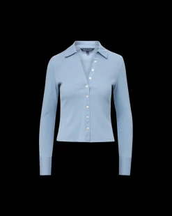 Scottie Button-Down Shirt in Smoke Blue><noscript><img width=