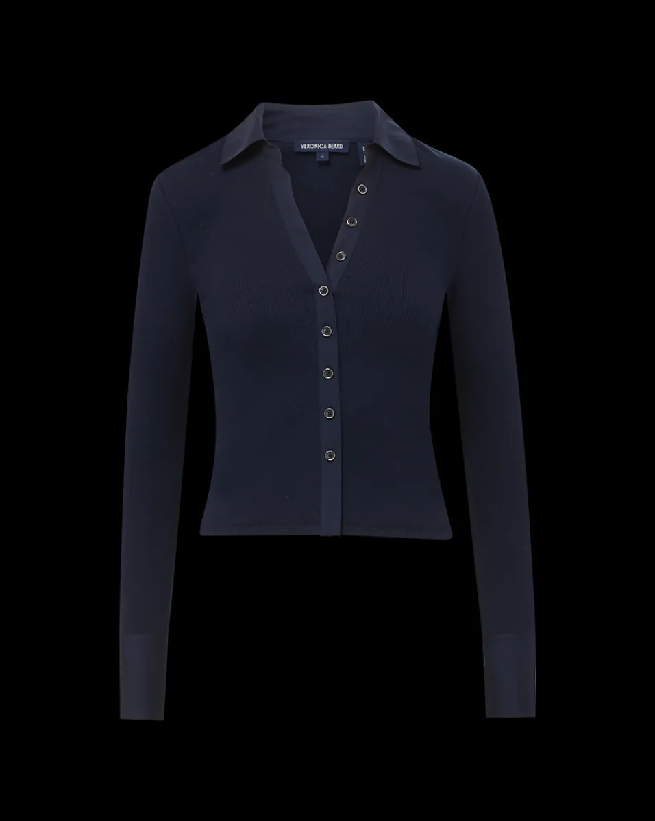 Scottie Button-Down Shirt in>Veronica Beard New