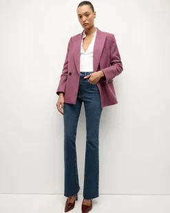 Sevyn Dickey Jacket in Mauve>Veronica Beard Outlet