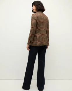 Sevyn Plaid Dickey Jacket in Camel & Black><noscript><img width=