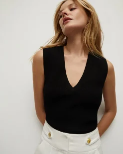 Sid Sleeveless Knit Top>Veronica Beard Outlet
