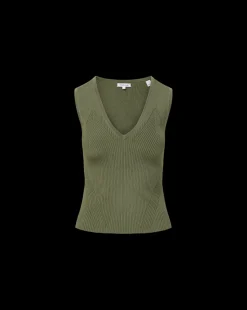 Sid Sleeveless Pullover in Stone Army><noscript><img width=