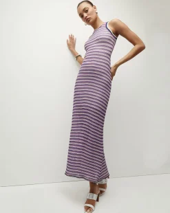 Sivan Striped Knit Dress>Veronica Beard Outlet