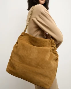 Slouch Shoulder Suede Bag in><noscript><img width=