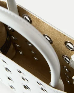 Small Grommet Shopper in Off-White><noscript><img width=