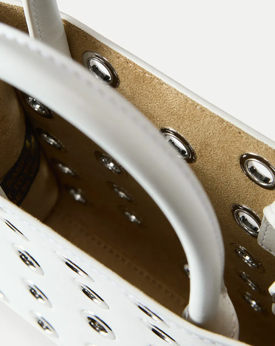 Small Grommet Shopper in Off-White>Veronica Beard New