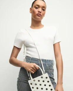 Small Grommet Shopper in Off-White><noscript><img width=