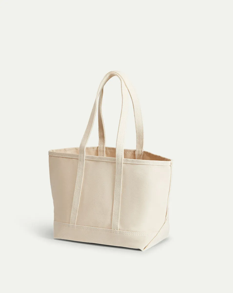 Small Logo Canvas Tote in>Veronica Beard Sale