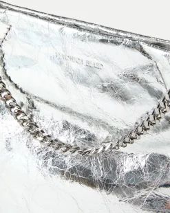 Small Metallic Slouch Shoulder Bag in><noscript><img width=