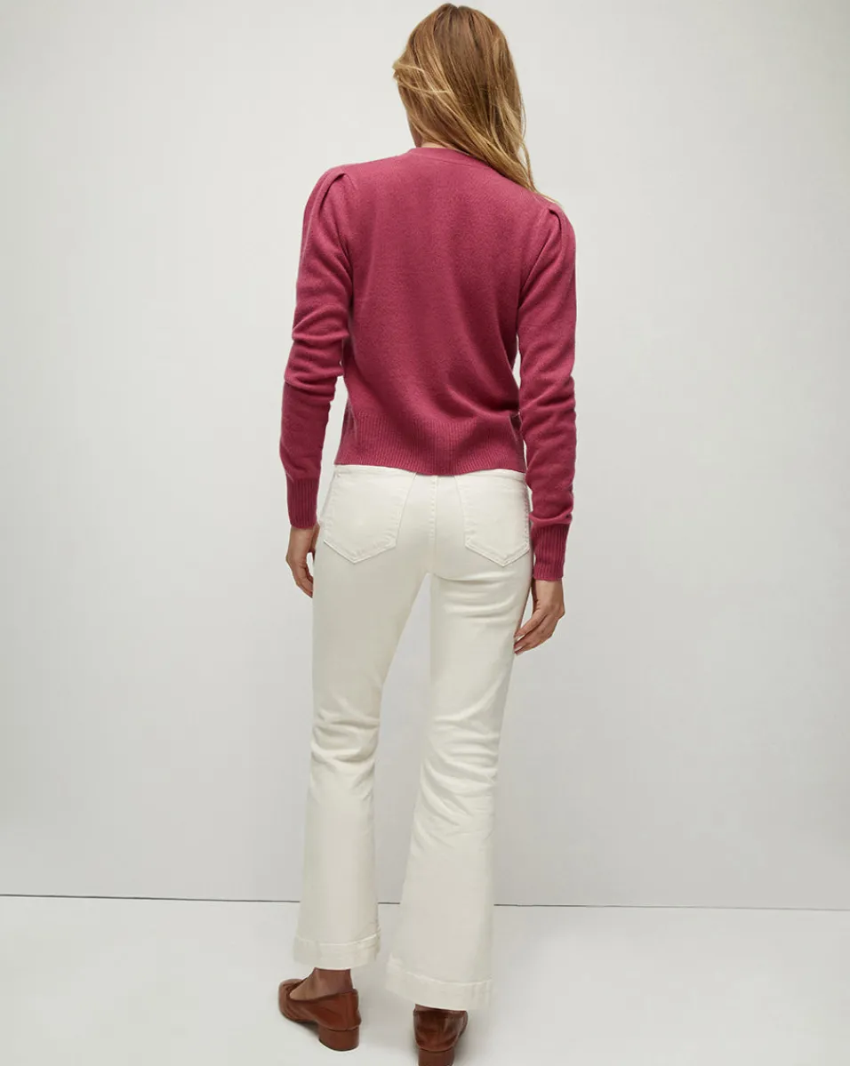 Solene Raspberry Cashmere Cardigan>Veronica Beard Clearance