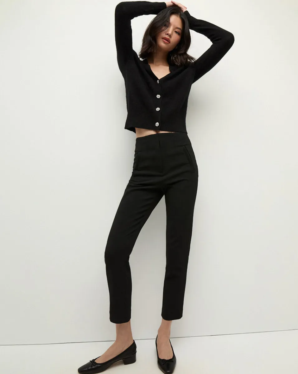 Stila Cropped Straight Leg Pant in>Veronica Beard Sale