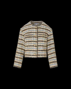 Sumira Metallic Tweed Jacket in><noscript><img width=