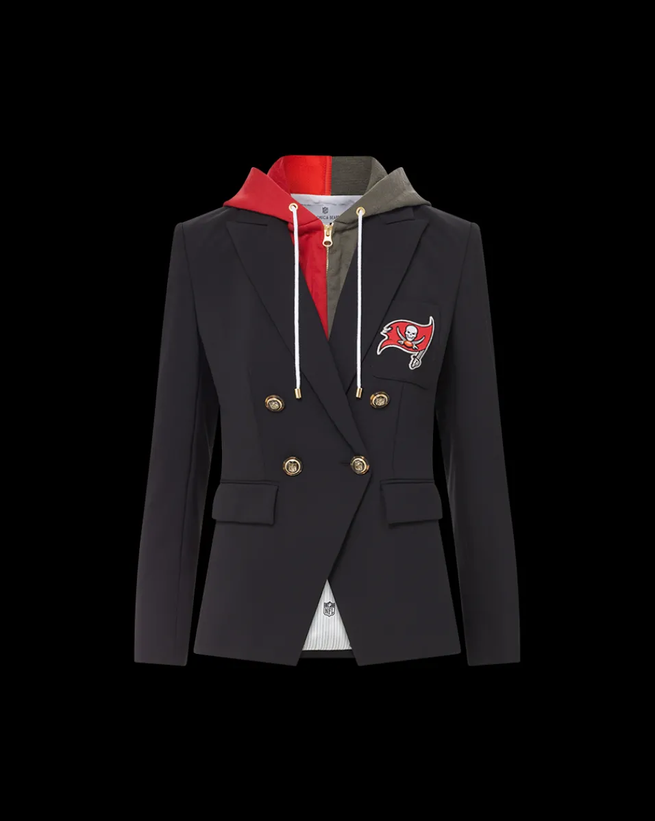 Tampa Bay Buccaneers Dickey Jacket in Black/Gold>Veronica Beard Sale
