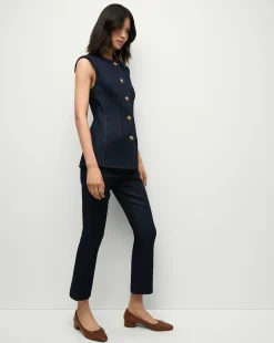 Tani Denim Pant in Dark Oxford><noscript><img width=
