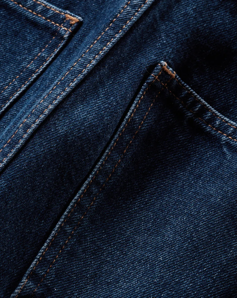 Taylor Belted Wide-Leg Jean in Dusted Oxford>Veronica Beard Clearance