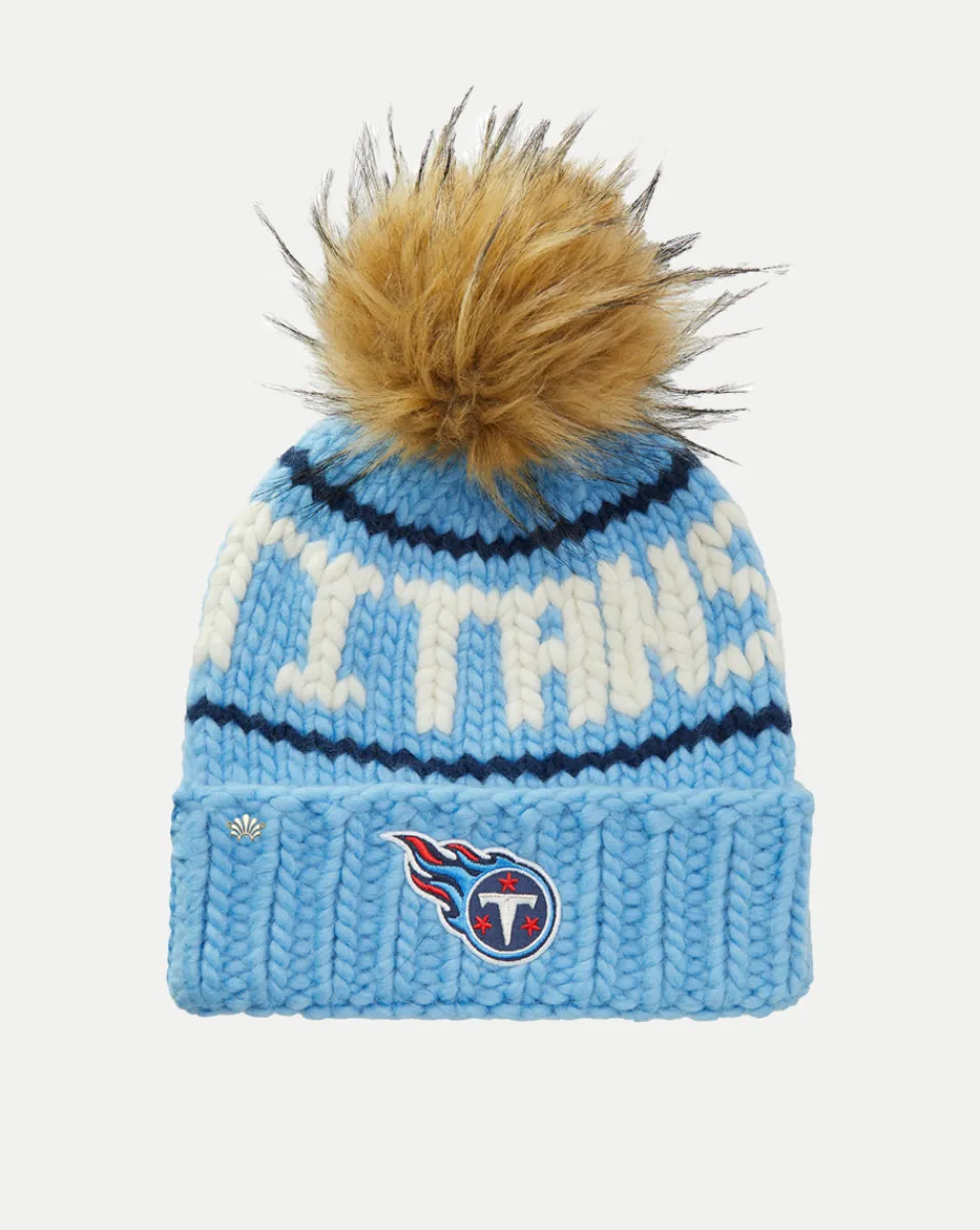Tennessee Titans Beanie in Titans Blue>Veronica Beard Sale