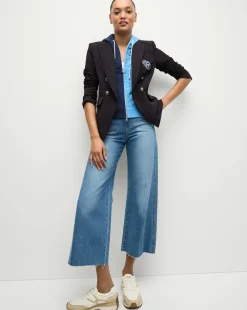 Tennessee Titans Dickey Jacket in Navy/Silver>Veronica Beard New