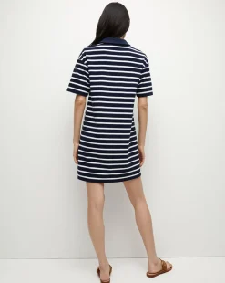 Terrence Terrycloth Dress in Marine/Off-White/Blue Surf><noscript><img width=