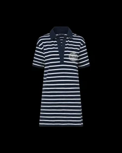 Terrence Terrycloth Dress in Marine/Off-White/Blue Surf><noscript><img width=