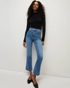 Theresa Ruched Turtleneck><noscript><img width=