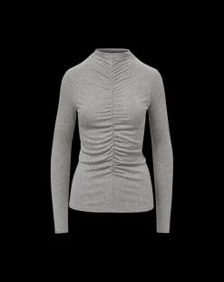 Theresa Ruched Turtleneck><noscript><img width=