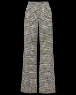 Tonelli Plaid Pant in Ecru/Green Multi><noscript><img width=