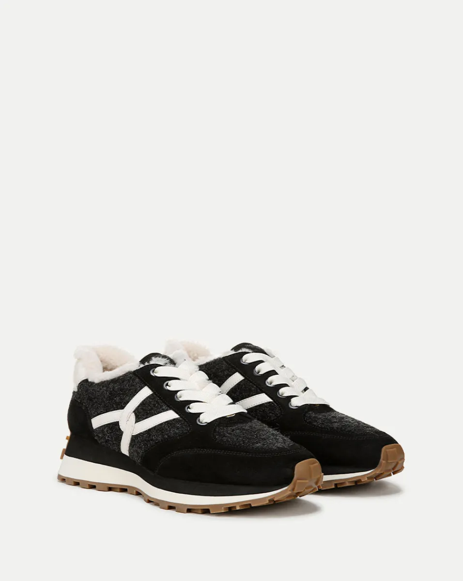 Valentina Shearling Sneaker in>Veronica Beard Best