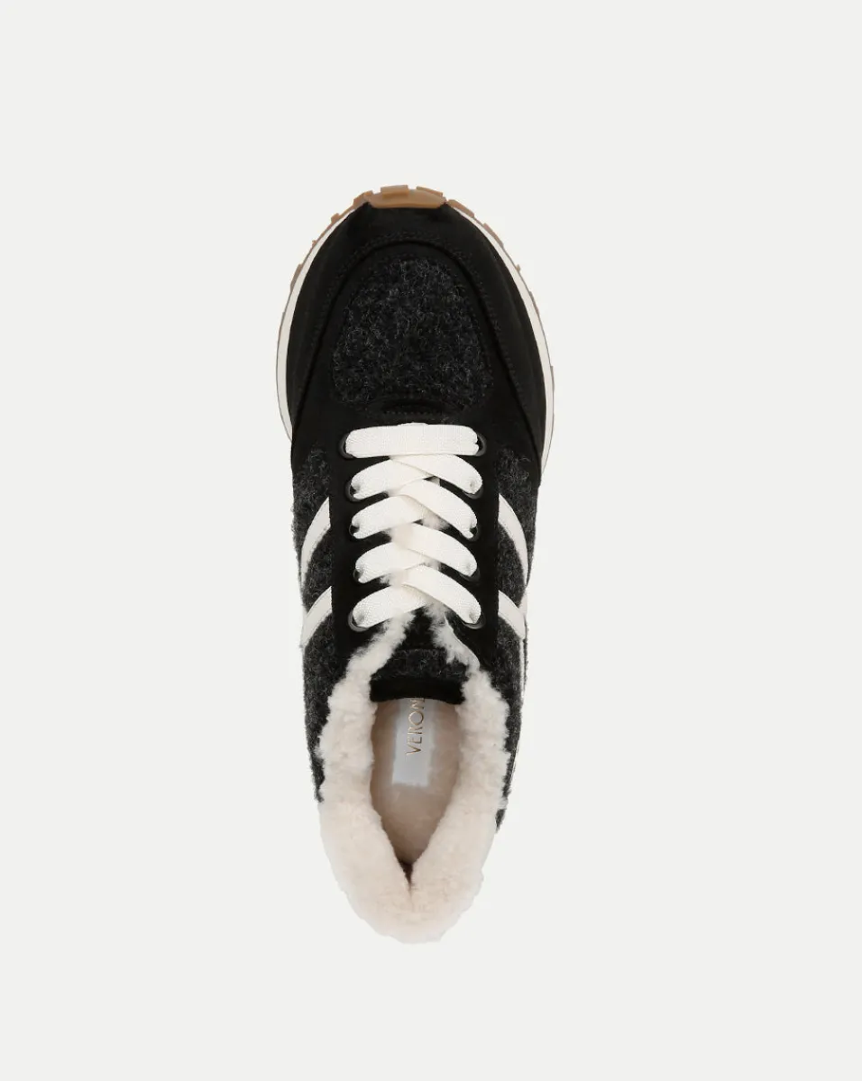Valentina Shearling Sneaker in>Veronica Beard Best