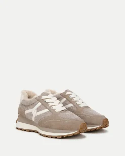 Valentina Shearling Sneaker in>Veronica Beard New