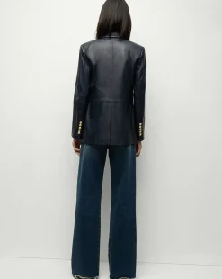 Vega Leather Dickey Jacket in><noscript><img width=