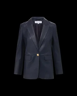 Vega Leather Dickey Jacket in><noscript><img width=