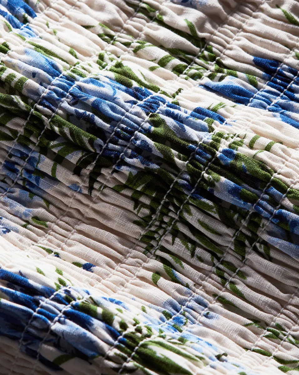 Verena Cotton Dress in Off-White Multi>Veronica Beard New