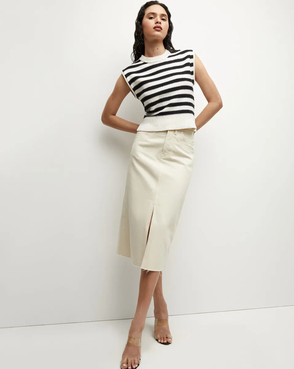 Victoria Denim Skirt in>Veronica Beard Online