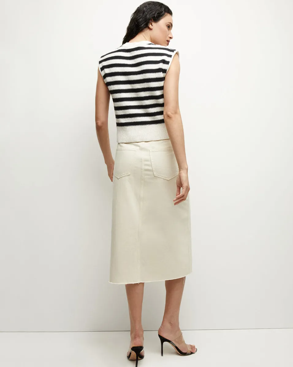 Victoria Denim Skirt in>Veronica Beard Online