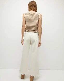 Vinci Striped Muscle Tank><noscript><img width=