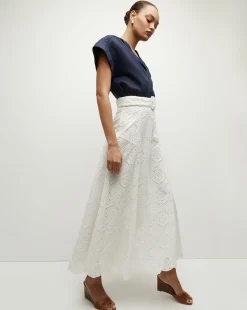 Vintry Eyelet Skirt><noscript><img width=