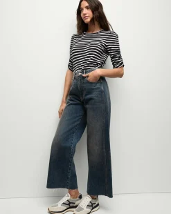 Waldorf Ruched-Sleeve Tee in><noscript><img width=