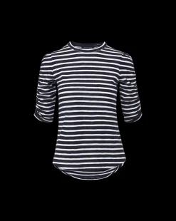 Waldorf Ruched-Sleeve Tee in><noscript><img width=