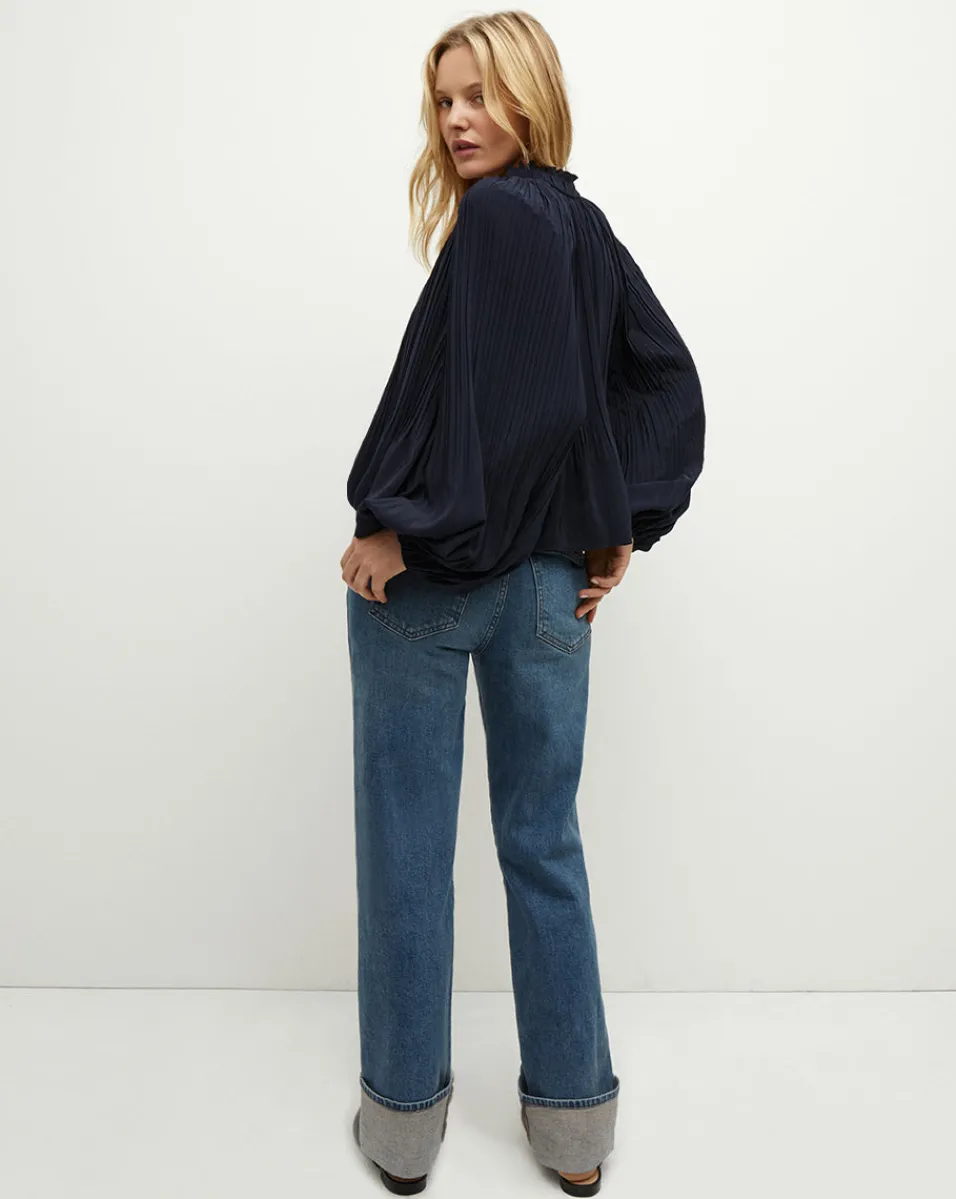 Walker Pleated Top in>Veronica Beard Online