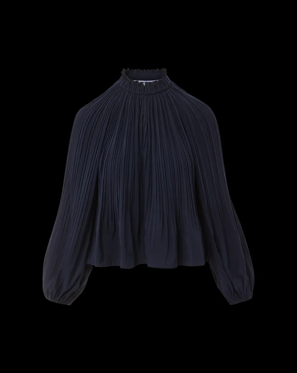 Walker Pleated Top in>Veronica Beard Online