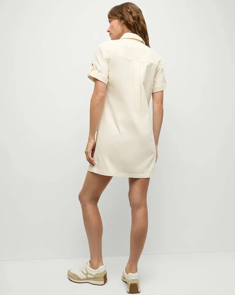 Warren Mini Shirtdress in>Veronica Beard Hot