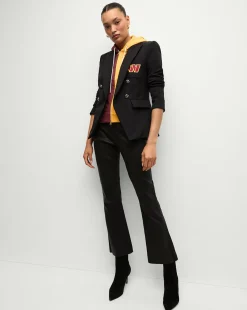 Washington Commanders Dickey Jacket in Black/Gold>Veronica Beard Outlet