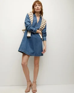 Wasta Denim Dress in>Veronica Beard Online