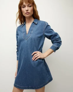 Wasta Denim Dress in>Veronica Beard Online