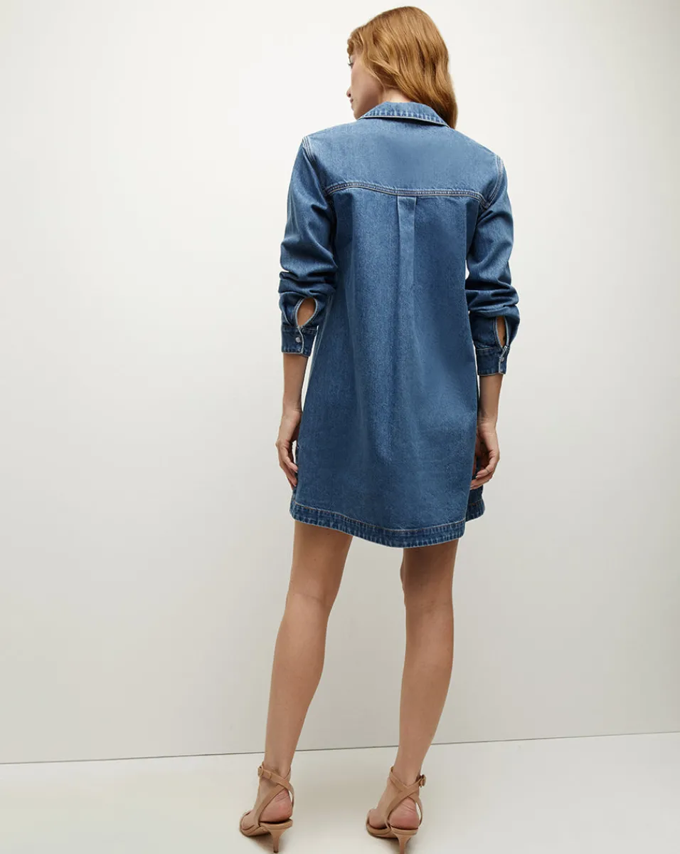 Wasta Denim Dress in>Veronica Beard Online