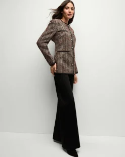 Watkins Dickey Jacket in Grey Multi>Veronica Beard Online